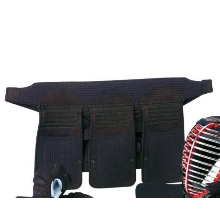 【栄光武道具】玄 8mm刺 総紺革仕立・武州製紺反 垂単品