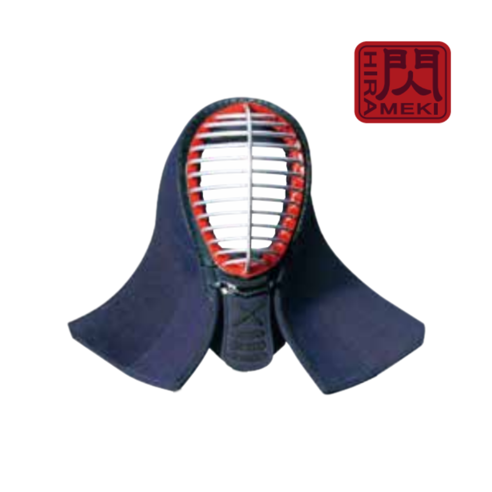 【松勘】少年用 閃RED 8㎜具の目刺防具 面単品