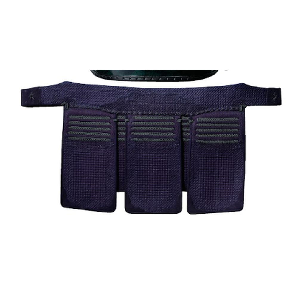 【松勘工業】閃(HIRAMEKI)PREMIUM 2.5分 織刺(ヘリ紺革) 超実戦型グノ目刺 防具セット