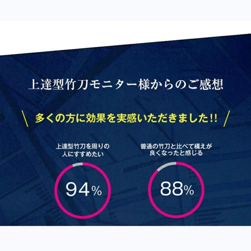 上達型 中太吟風仕組 竹刀 サイズ28〜38