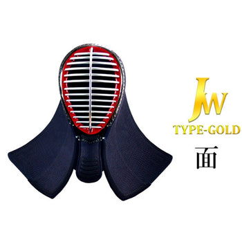 【日本剣道具製作所】国産 職人手作　JW-GOLD  面単品