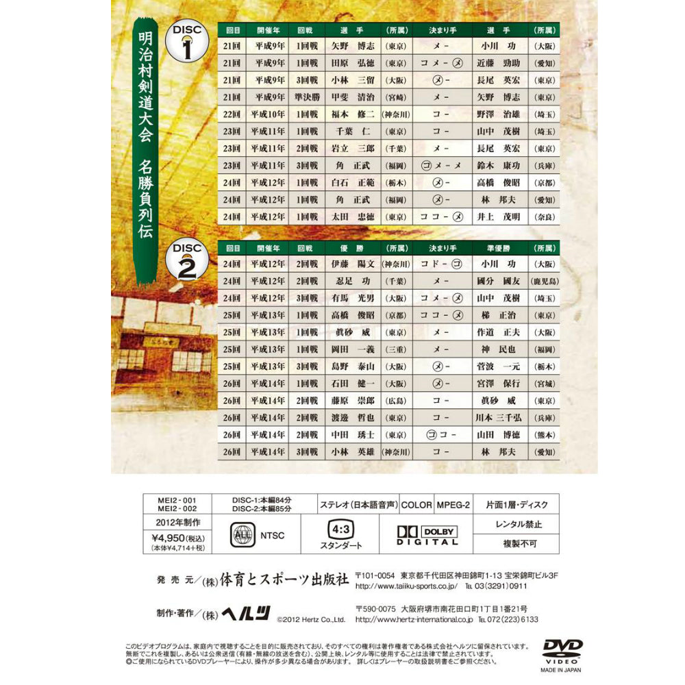 15%オフ 名人の技(その2)DVD