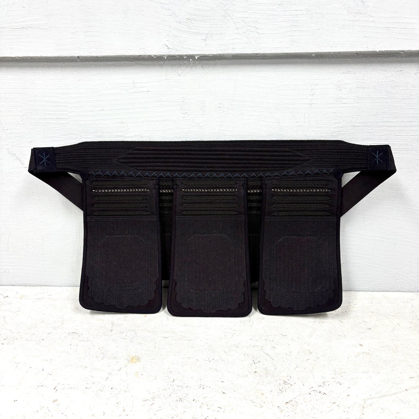 訳アリセール20%ＯＦＦ【日本剣道具製作所】日向(ひむか)伝統的工芸品 変化自在防具 垂単品　Mサイズ