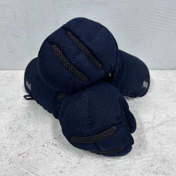 渋谷ショールーム展示品 3/20掲載 Lサイズ【栄光武道具】銀蜻蛉 10mmミシン刺 甲手単品