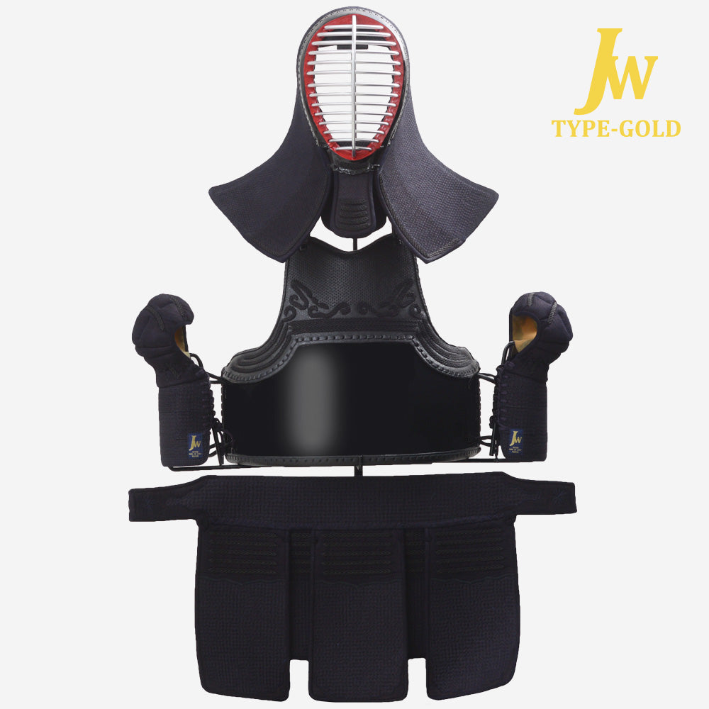 【日本剣道具製作所】国産 職人手作　JW-GOLD 防具セット