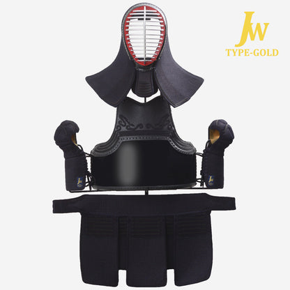【日本剣道具製作所】国産 職人手作　JW-GOLD 防具セット