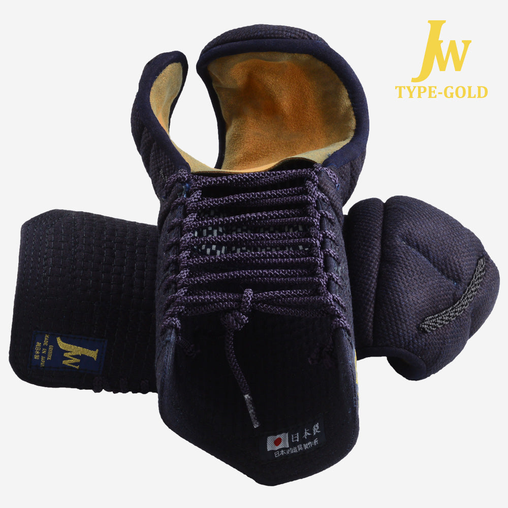 【日本剣道具製作所】国産 職人手作　JW-GOLD 甲手単品