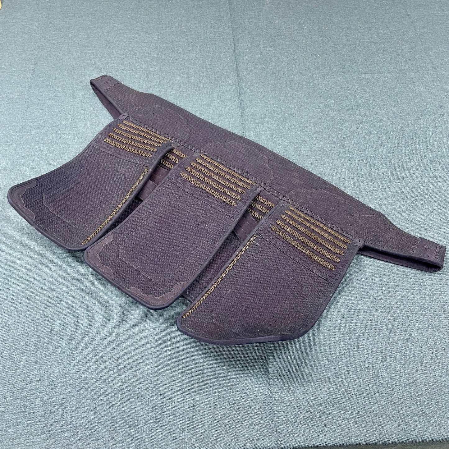 展示品セール 1点限り【栄光武道具】8ミリ織刺 -Authentic-【櫻扇】【垂単品】 Lサイズ