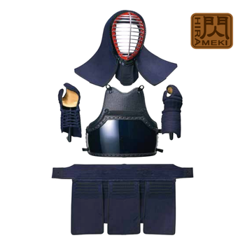 【松勘工業】少年用 閃(HIRAMEKI) 8mm長刺+4mmミシン刺 防具セット