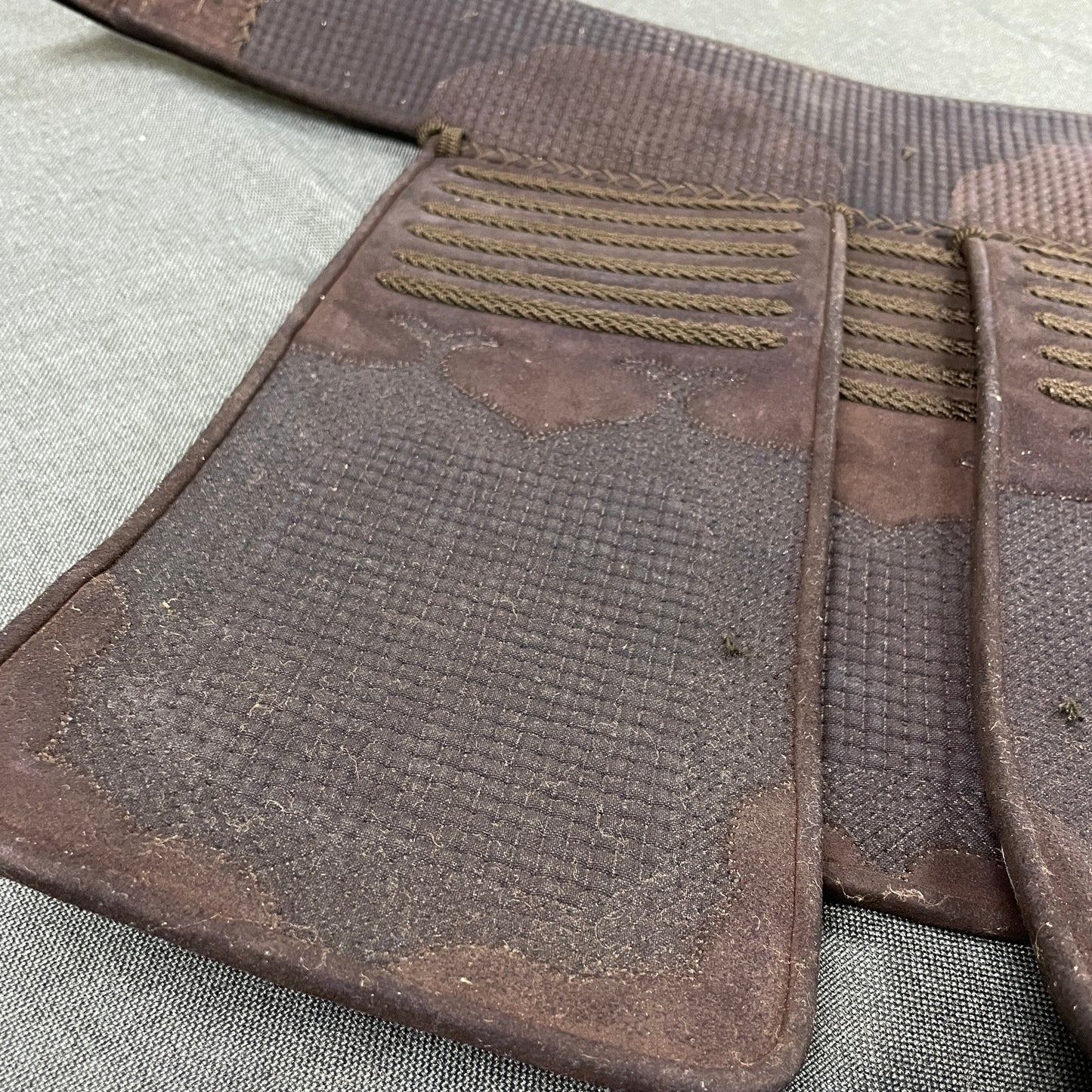 展示品セール 1点限り Lサイズ "仁" 1.5分手刺 総紺革 垂