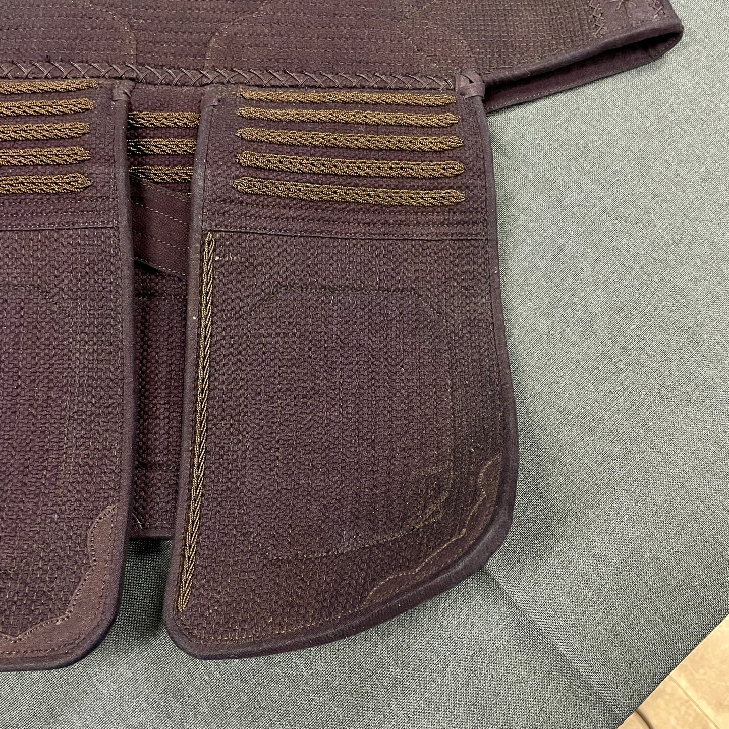 展示品セール 1点限り【栄光武道具】8ミリ織刺 -Authentic-【櫻扇】【垂単品】 Lサイズ