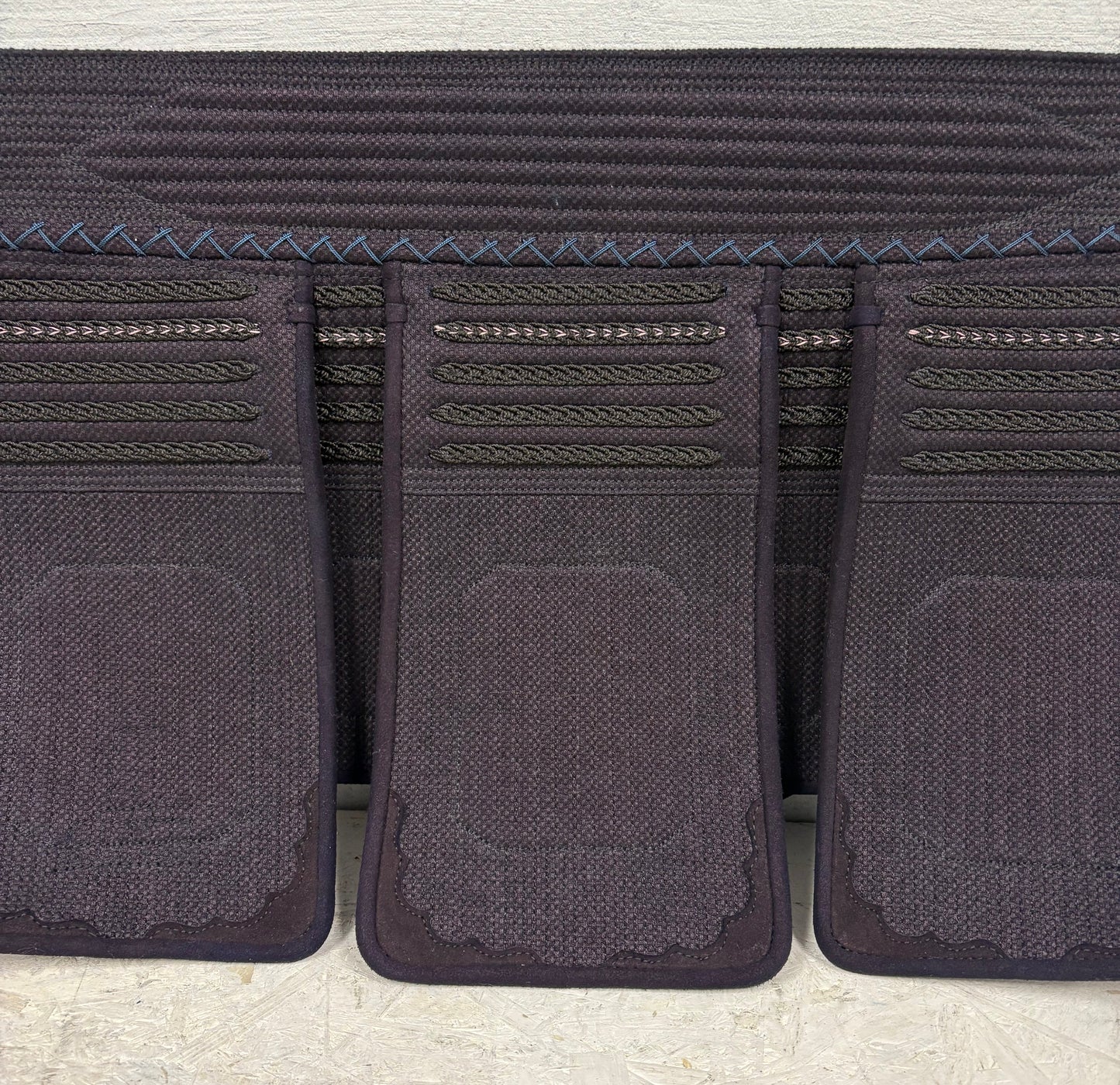 訳アリセール20%ＯＦＦ【日本剣道具製作所】日向(ひむか)伝統的工芸品 変化自在防具 垂単品　Mサイズ