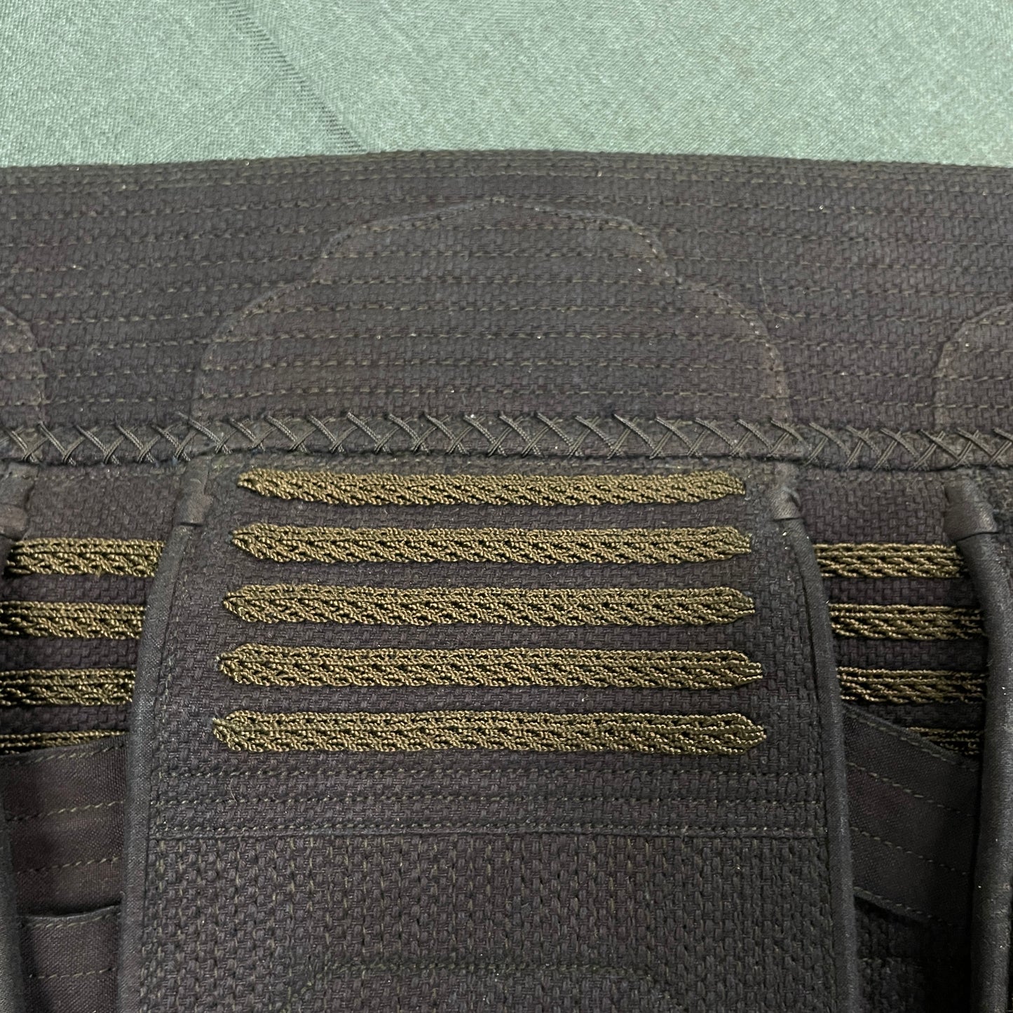 展示品セール 1点限り【栄光武道具】8ミリ織刺 -Authentic-【櫻扇】【垂単品】 Lサイズ