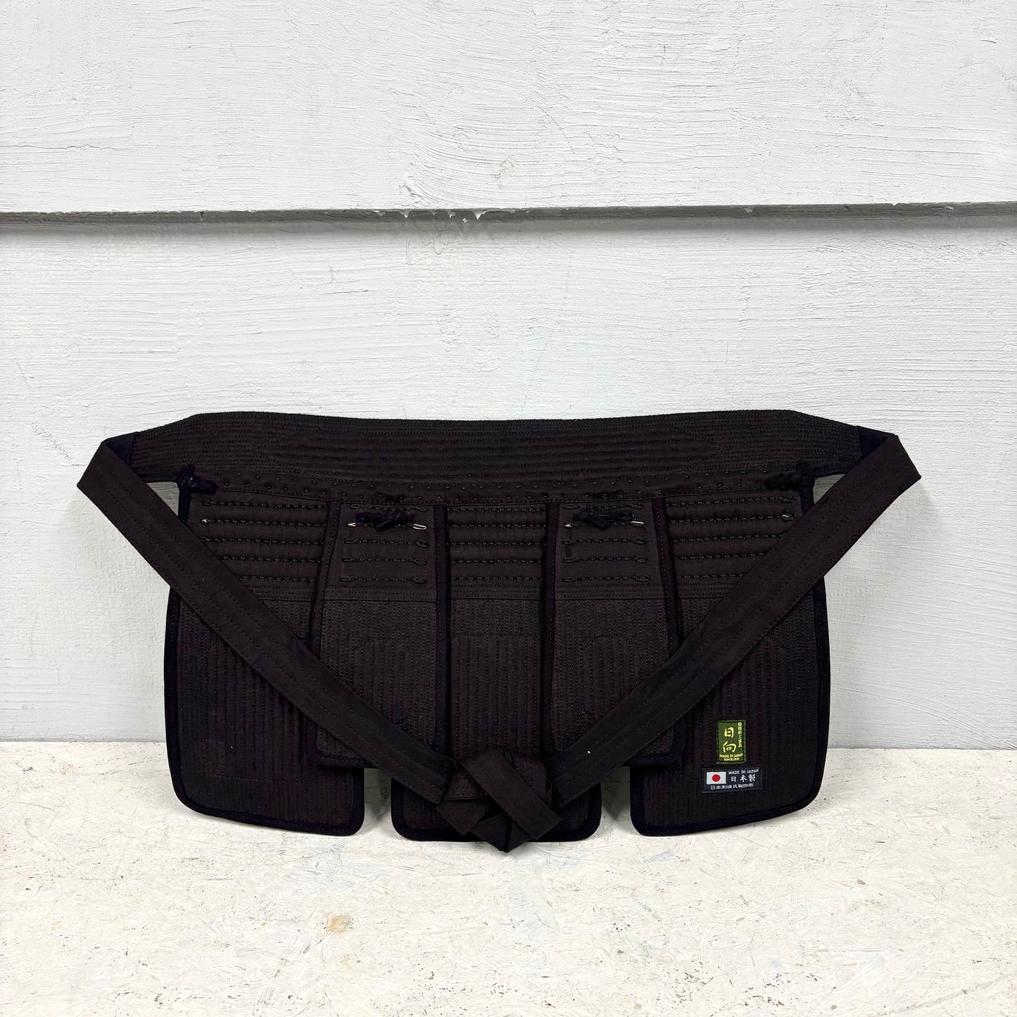 訳アリセール20%ＯＦＦ【日本剣道具製作所】日向(ひむか)伝統的工芸品 変化自在防具 垂単品　Mサイズ