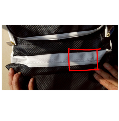 訳アリセール【松勘工業】冠 KENDO バックパック 防具袋　ホワイト