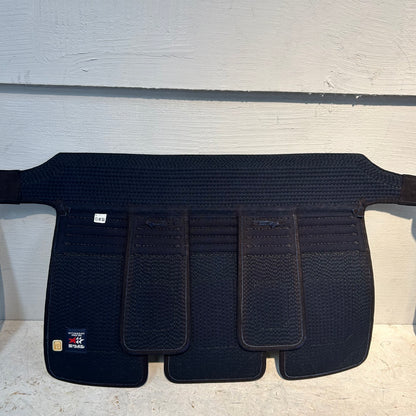 仙台ショールーム展示品 2/24掲載 Lサイズ【ミツボシ】『峰』シリーズ『旭峰』 6mmミシンぐの目刺紺革防具 垂単品