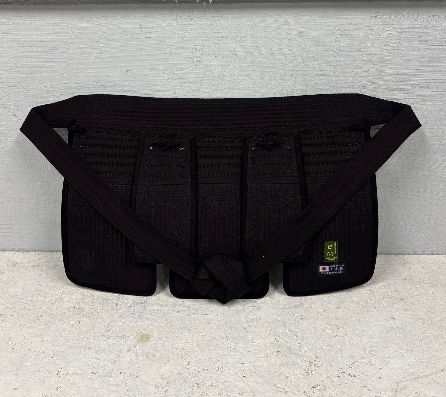 訳アリセール20%ＯＦＦ【日本剣道具製作所】日向(ひむか)伝統的工芸品 変化自在防具 垂単品　Mサイズ