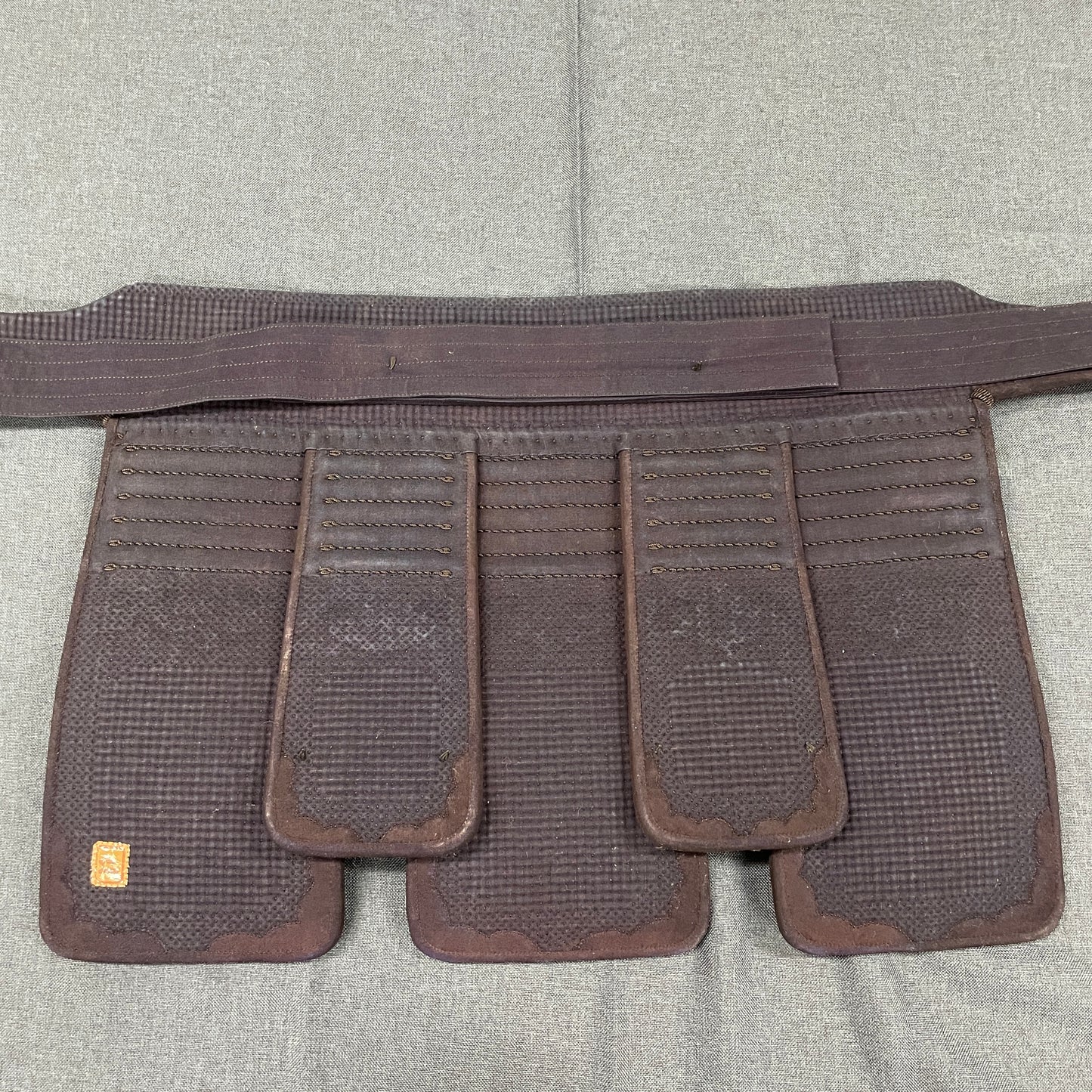 展示品セール 1点限り Lサイズ "仁" 1.5分手刺 総紺革 垂