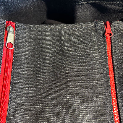 【松勘工業】メッシュ付きデニムトートバッグ 防具袋
