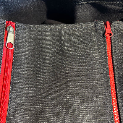 ゾロ目均一セール【松勘工業】メッシュ付きデニムトートバッグ 防具袋