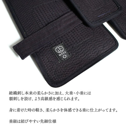 【西日本武道具】正(MASA)白印 6mm具の目刺 垂単品