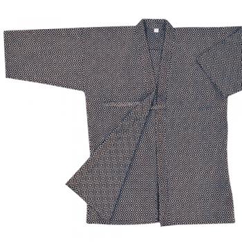 紺江戸刺剣衣 日本製