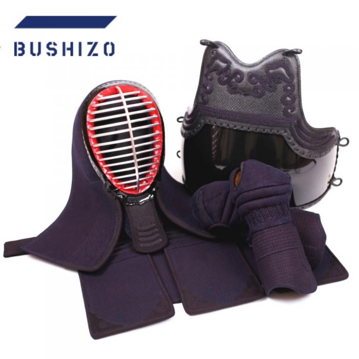 BUSHIZO 入門・稽古用 6mm織刺 防具セット(小学生用)